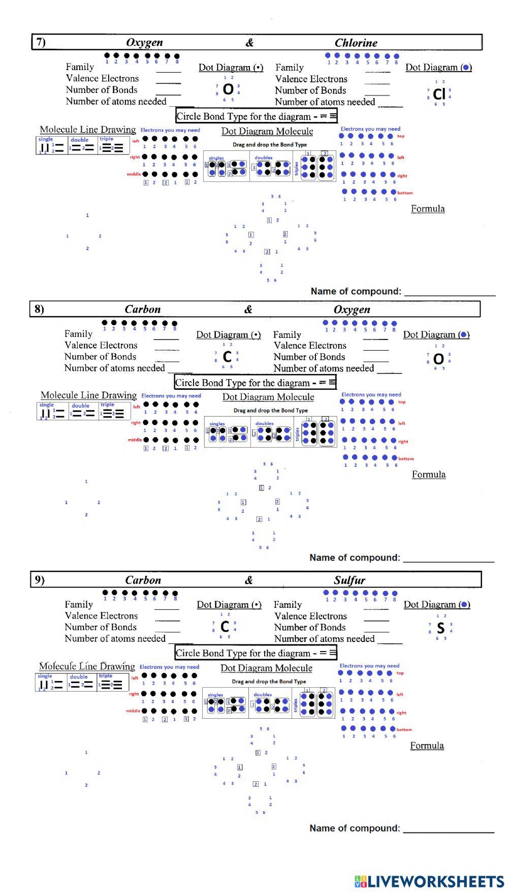 Molecular diagrams-page 3N