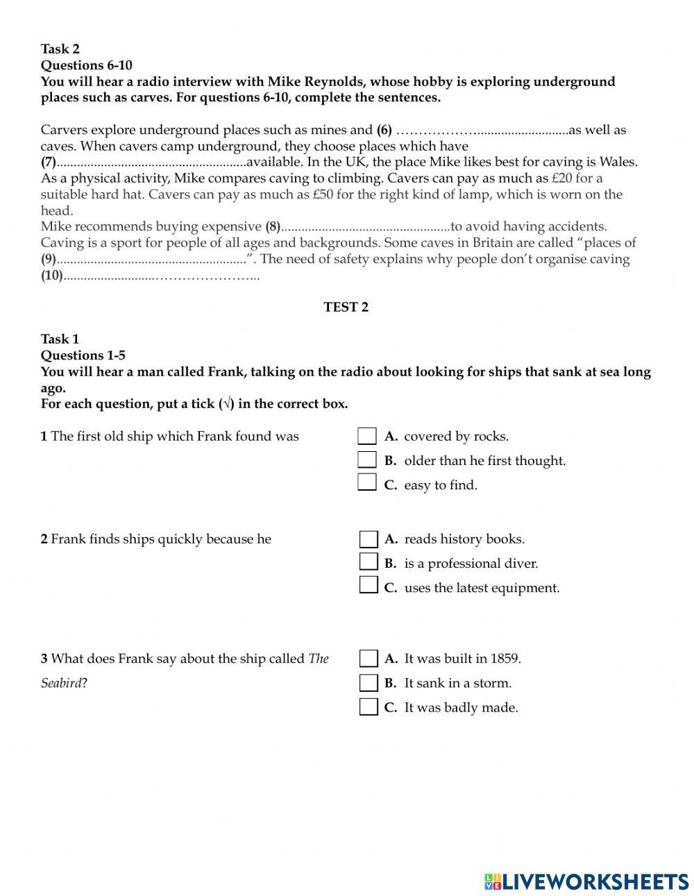 Middle Term Revision