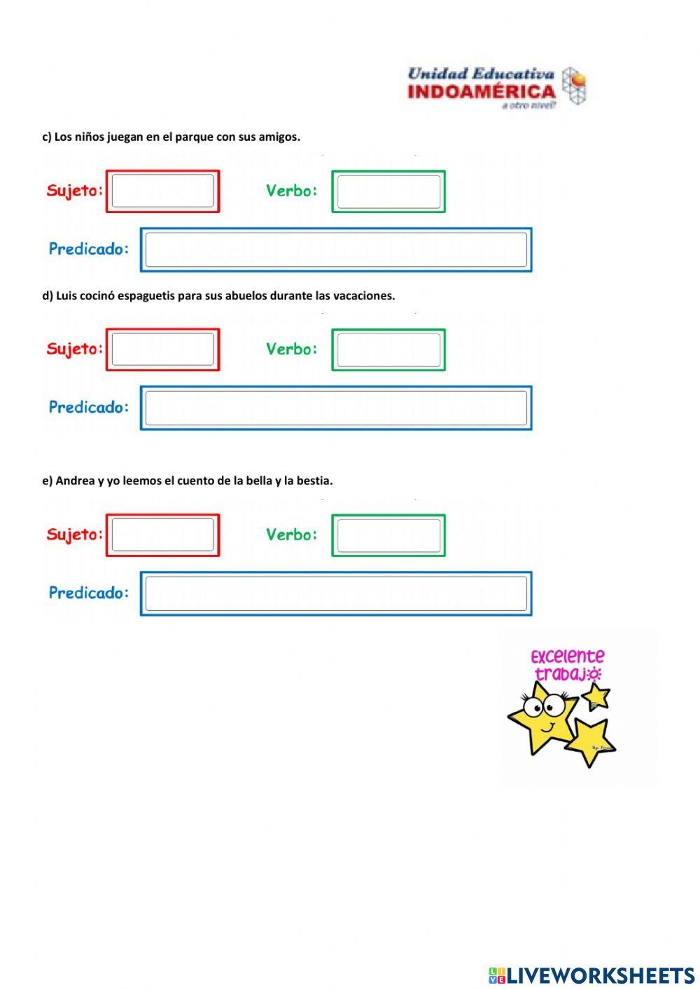 La oración gramatical