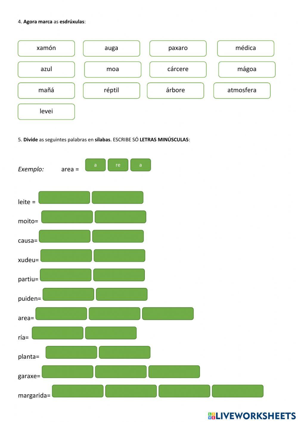 Acentuación en galego
