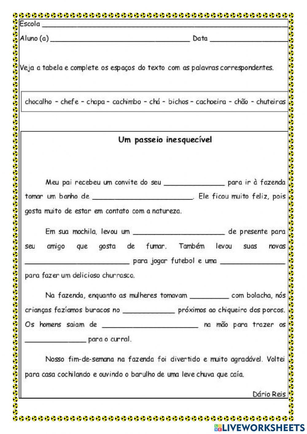 Um passeio inesquecível