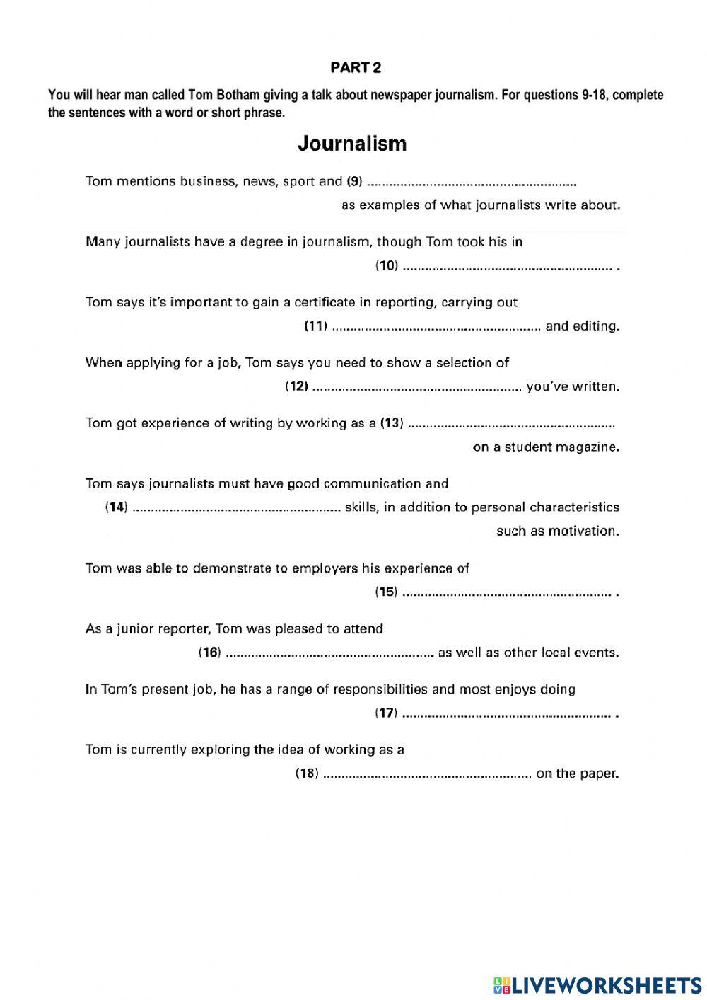 B2 LISTENING EXAM - HOVER-TANIA R.