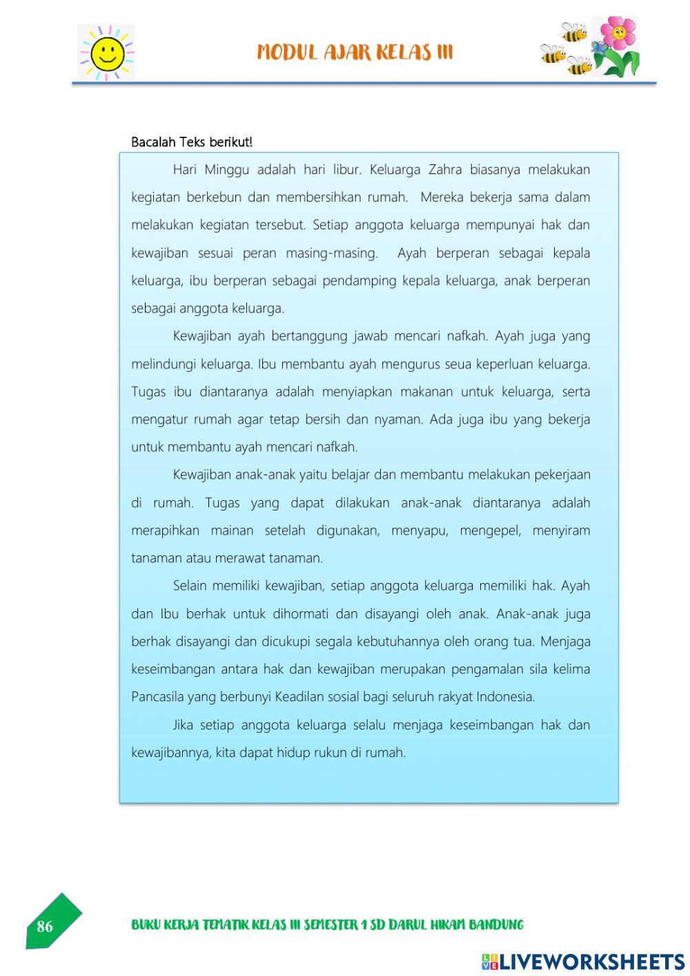 Peran dalam Keluarga