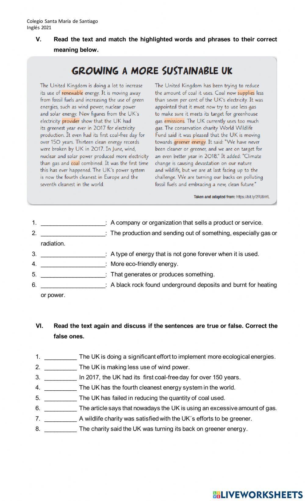 Listening About Energies