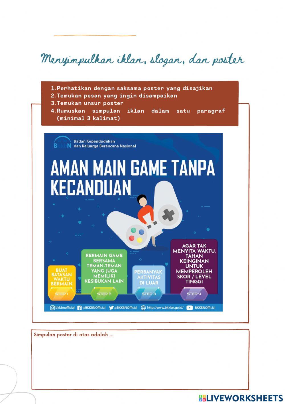 Menyimpulkan Isi Teks Iklan, Slogan, dan Poster