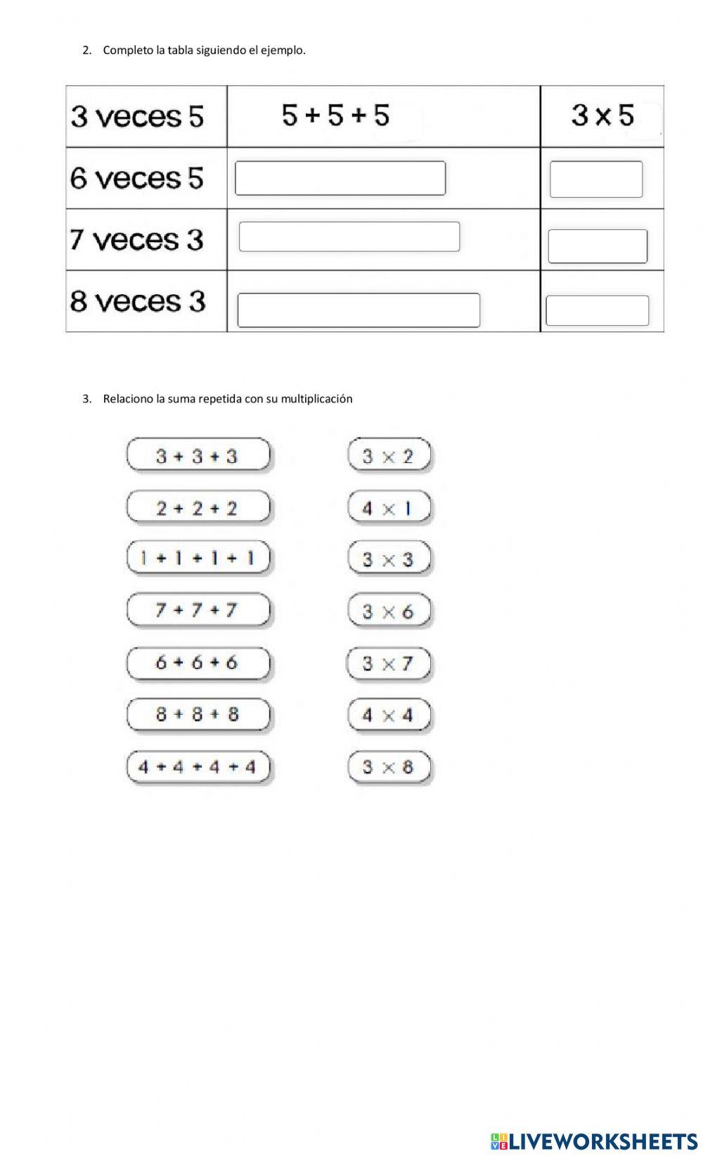 Quiz sumando iguales