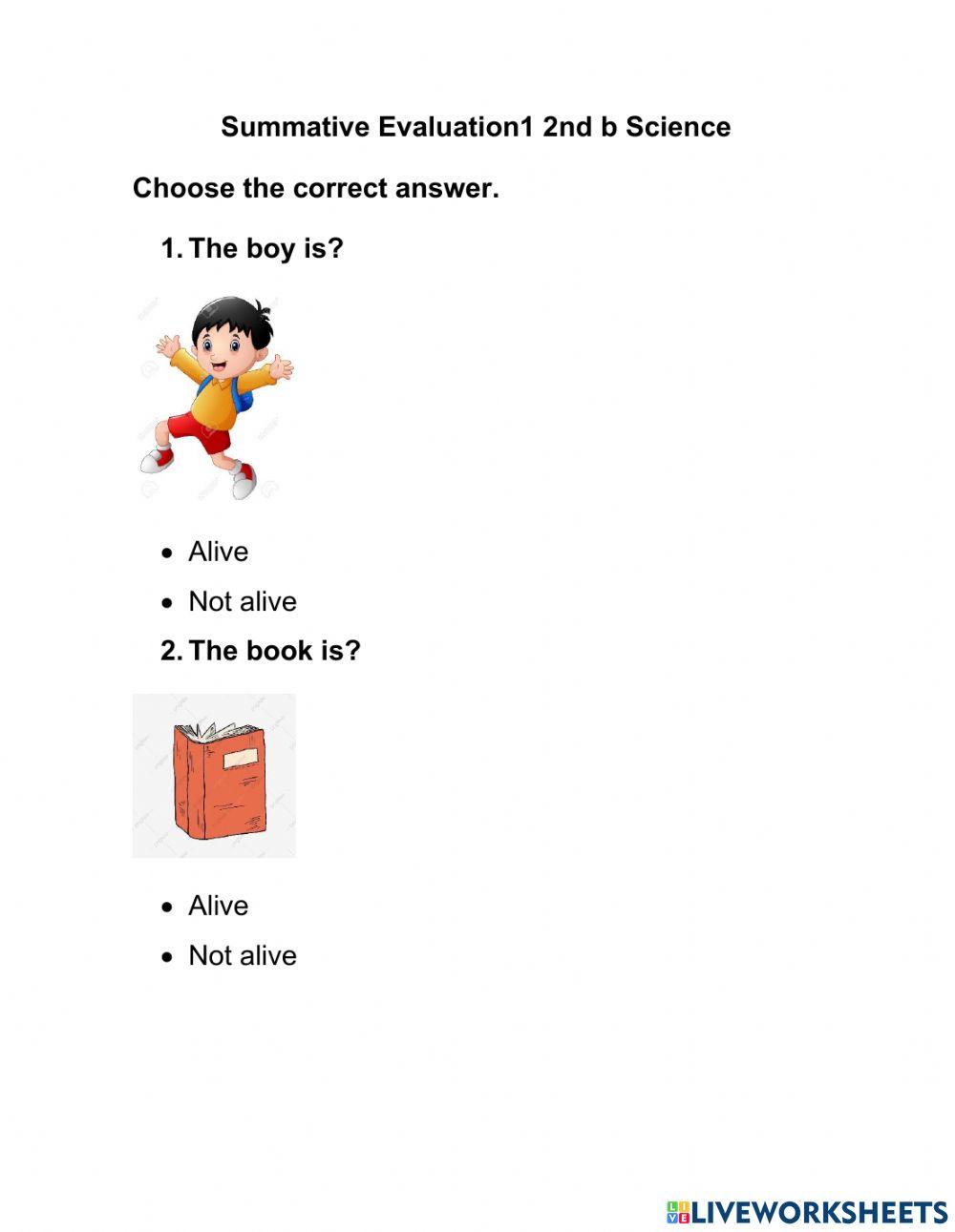 Living and non-living things