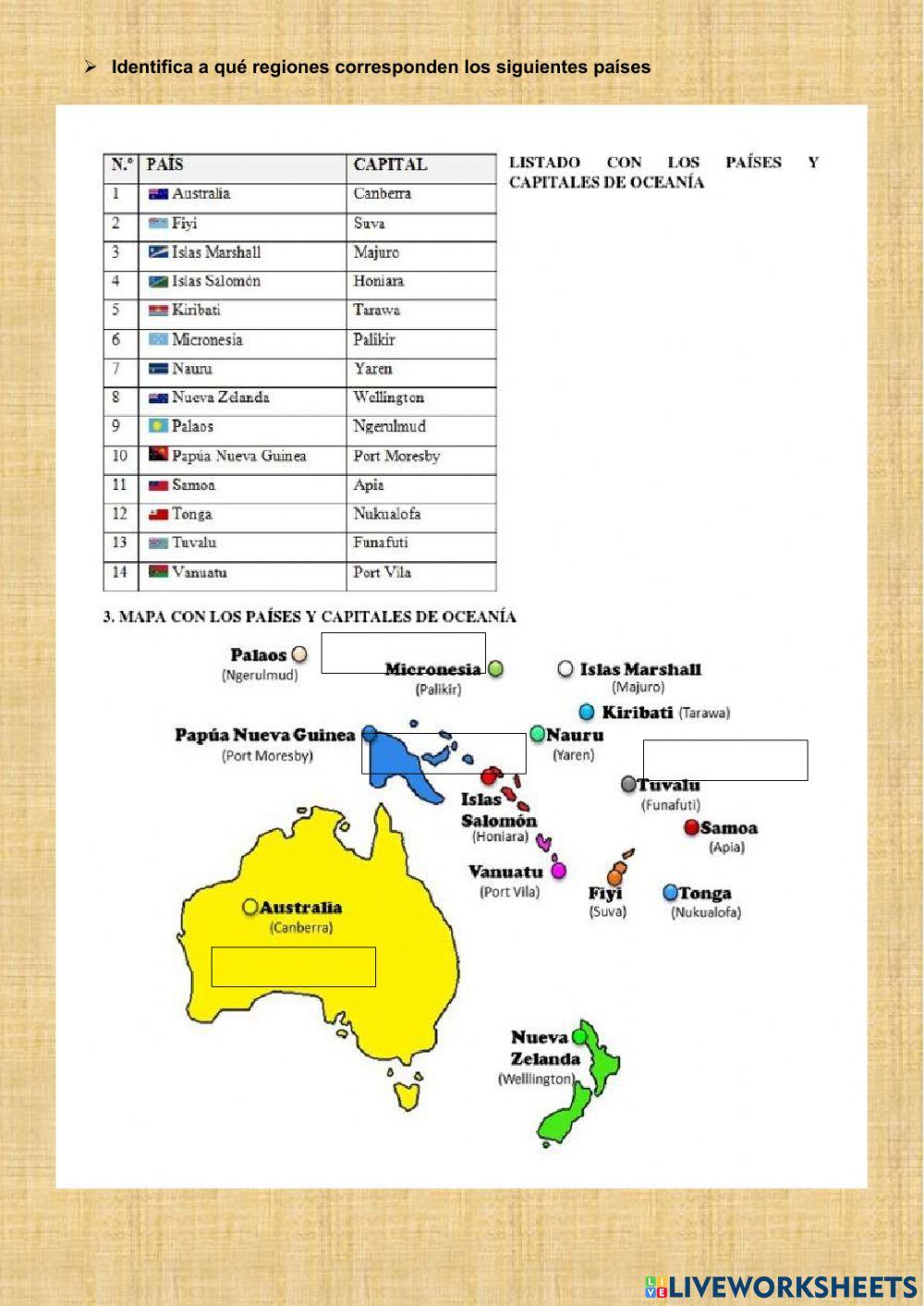 División política por regiones 2