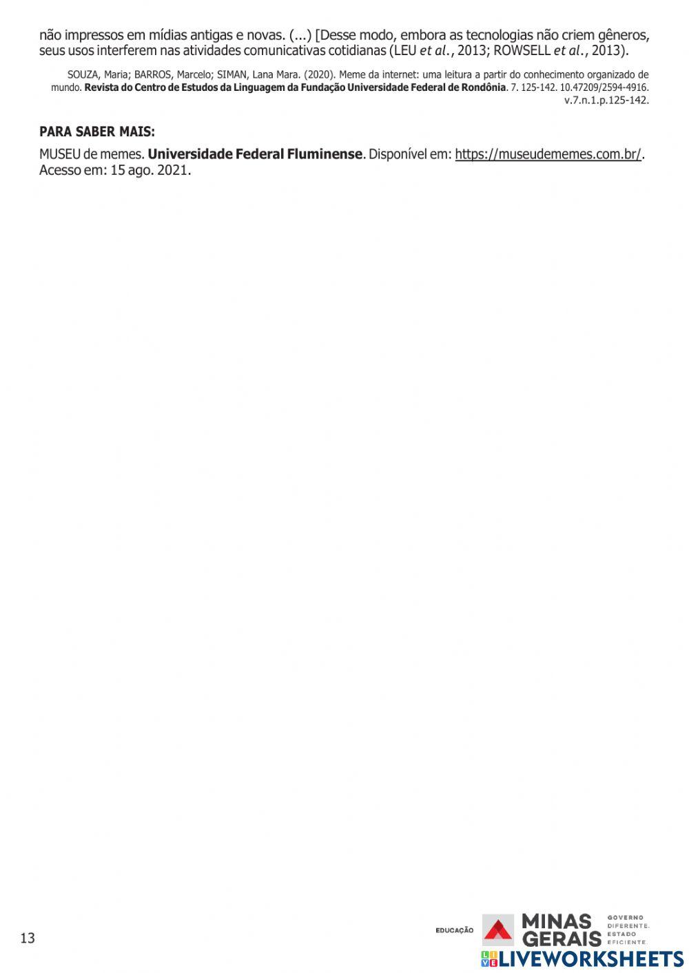 Pet 4- 1º ano -ensino médio- semana 4