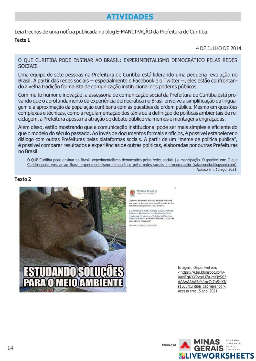 Pet 4- 1º ano -ensino médio- semana 4