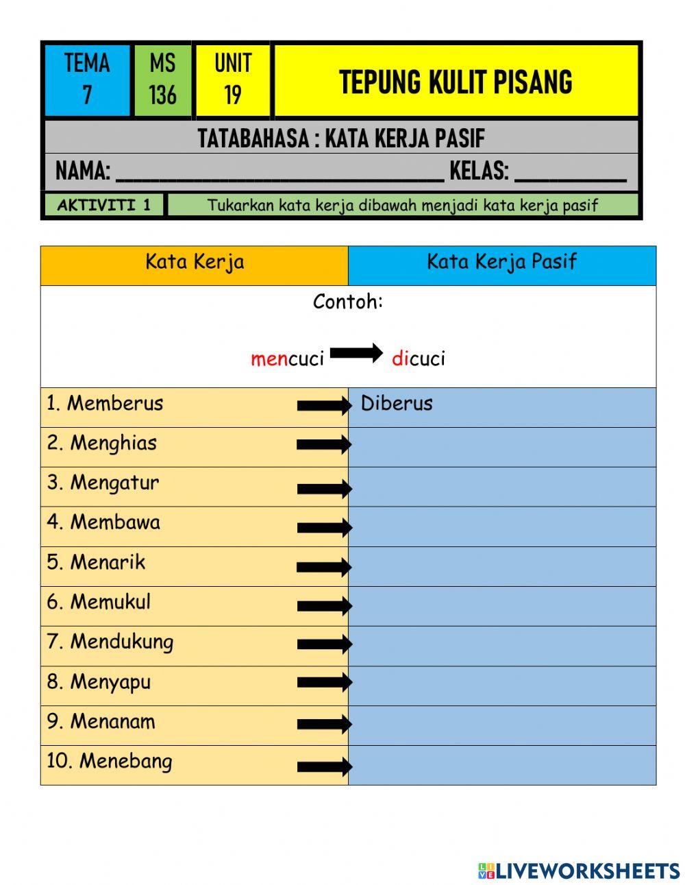 BM Tahun 4 - Unit 19 Tepung Kulit Pisang