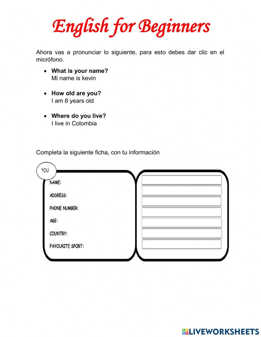 Presentación personal