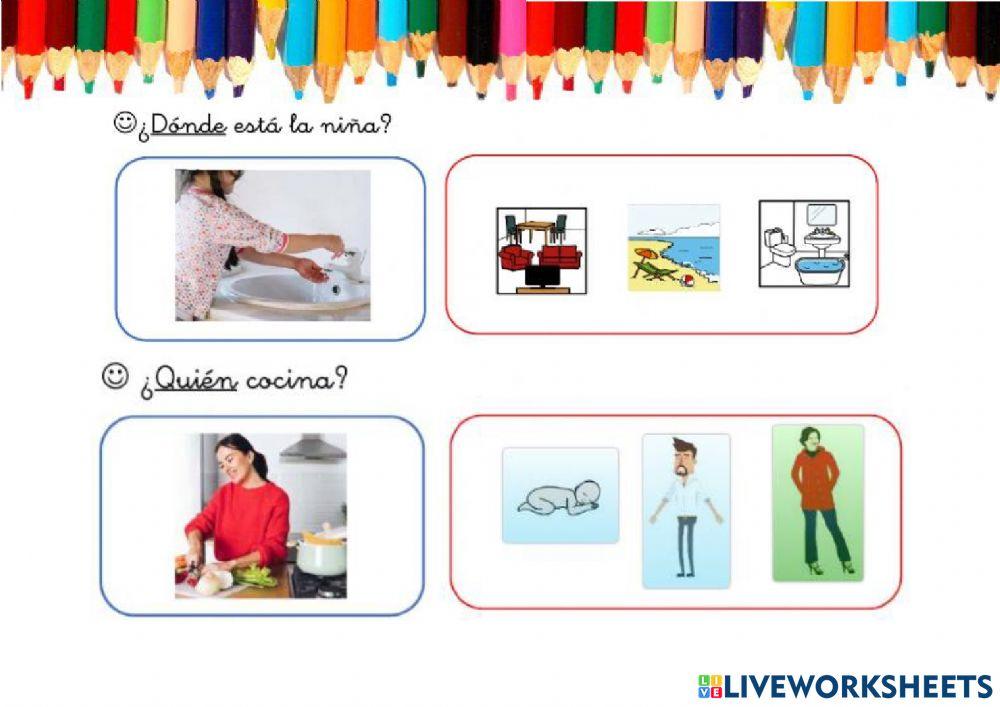 La oración inte Free Interactive Worksheets 1513752