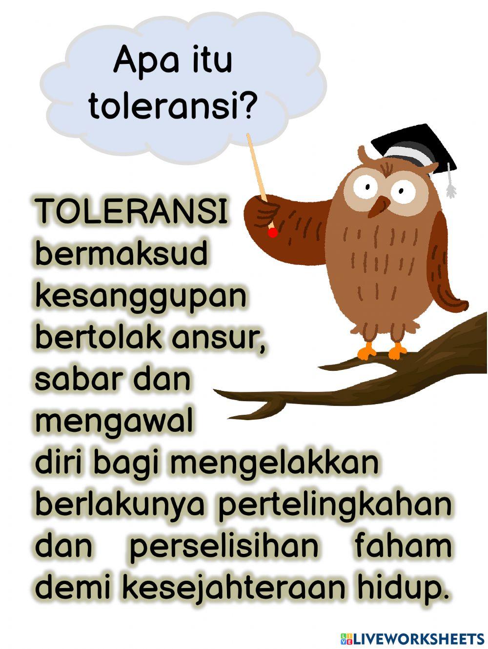 Pendidikan Moral Tahun 4 PdPR Minggu 34 Selasa 12hb Oktober 2021 - UNIT 14 TOLERANSI - Bertolak Ansur Amalan Terpuji