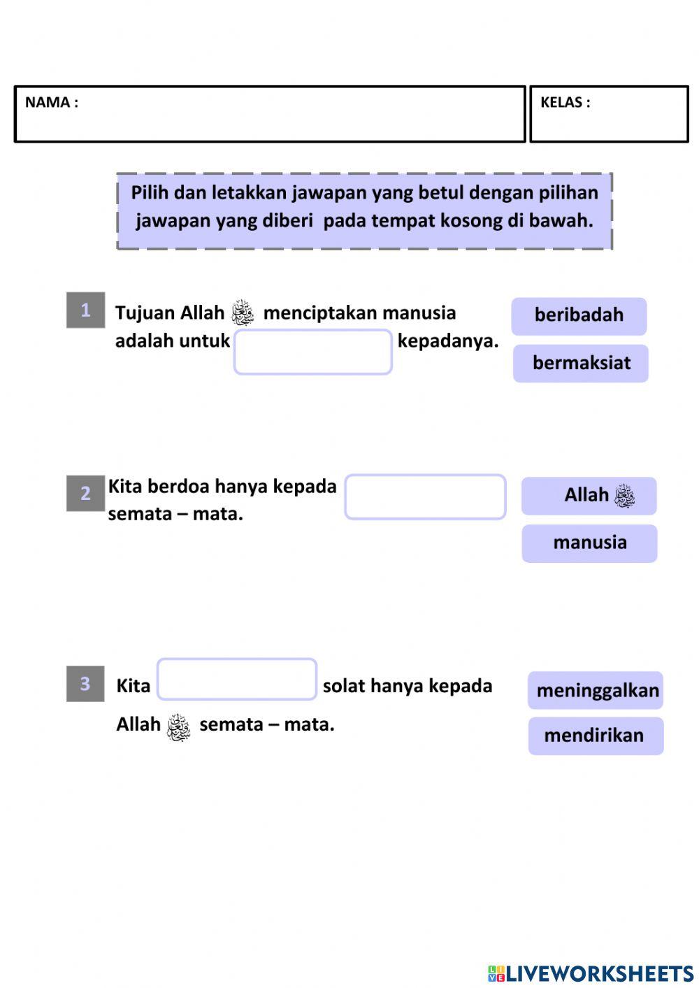 Tujuan Manusia Diciptakan
