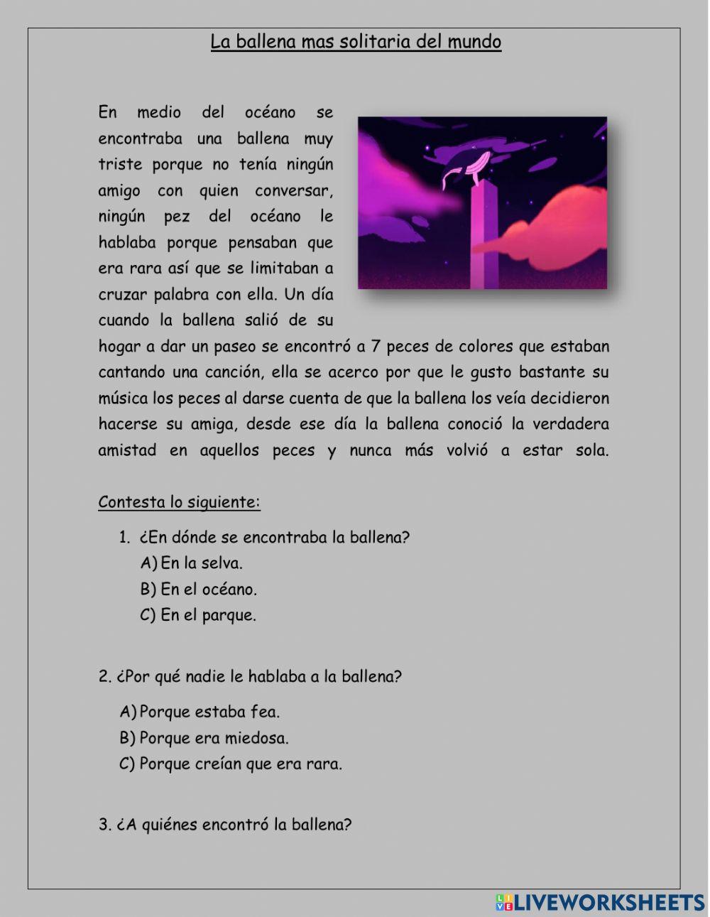 Comprensión de textos