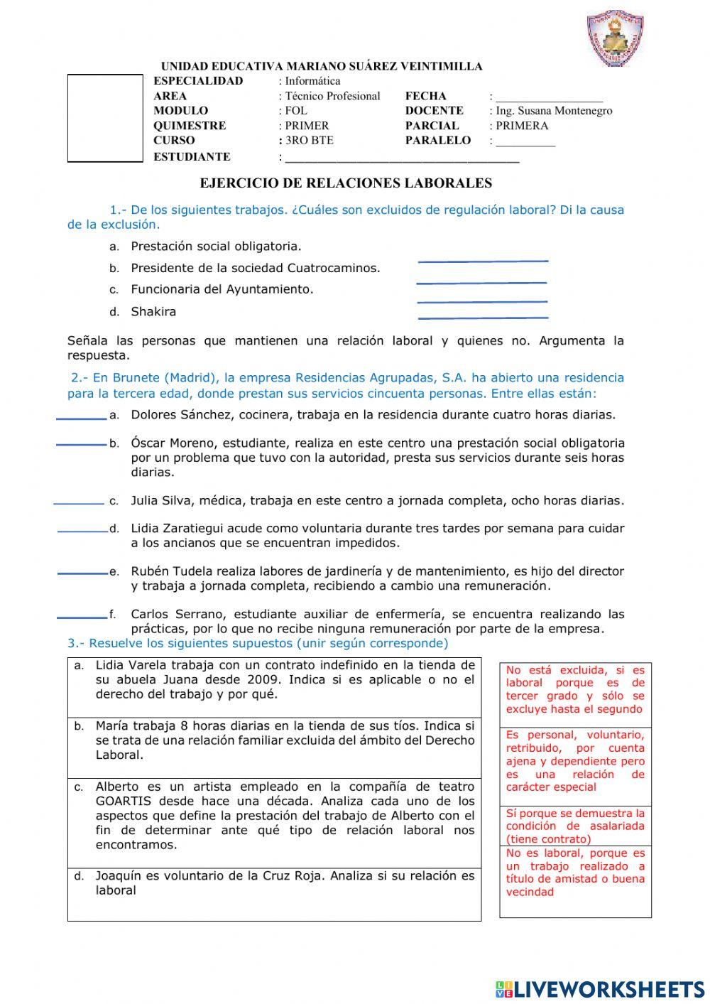 Relaciones laborales