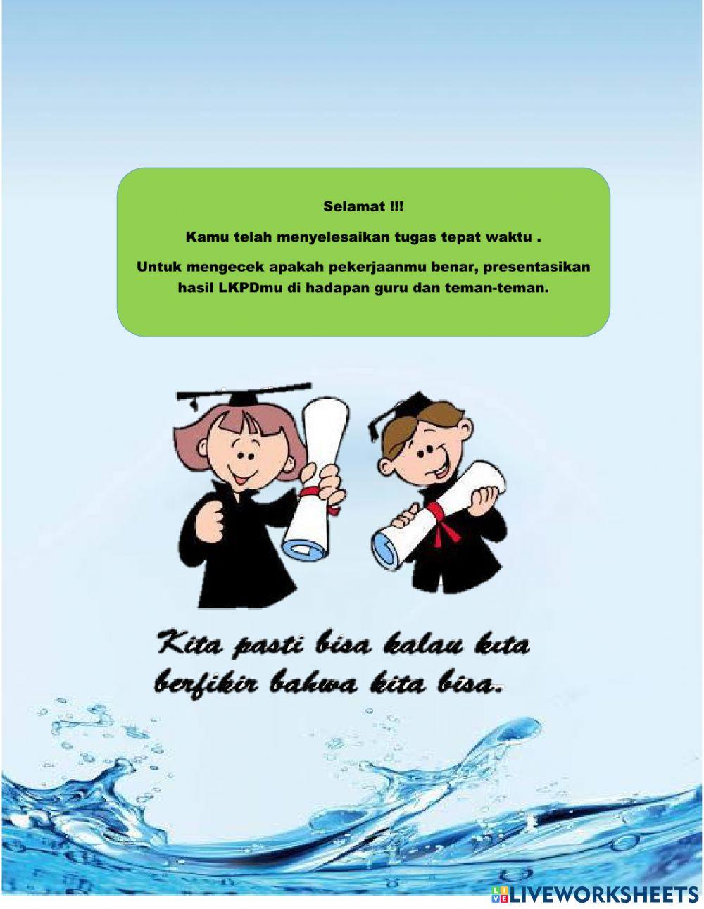 LKPD Poster hemat energi listrik dan teks ekplanasi