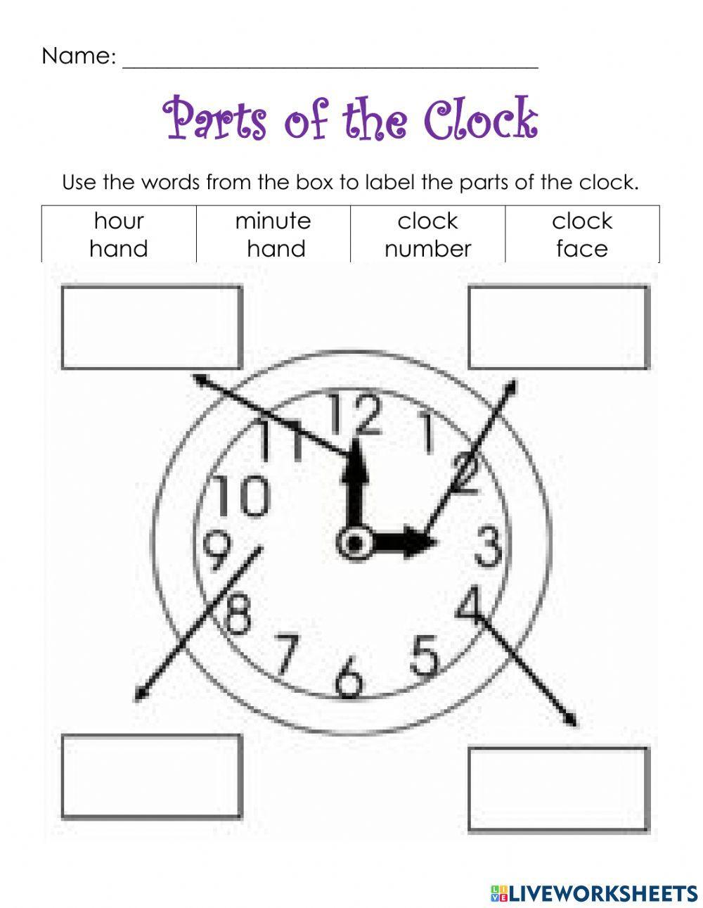 Parts of a Clock