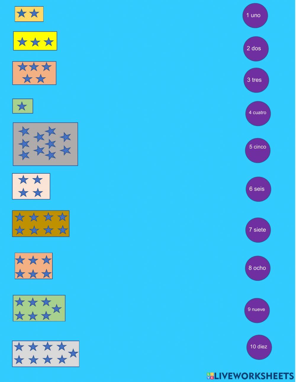 Números del 1 al 10