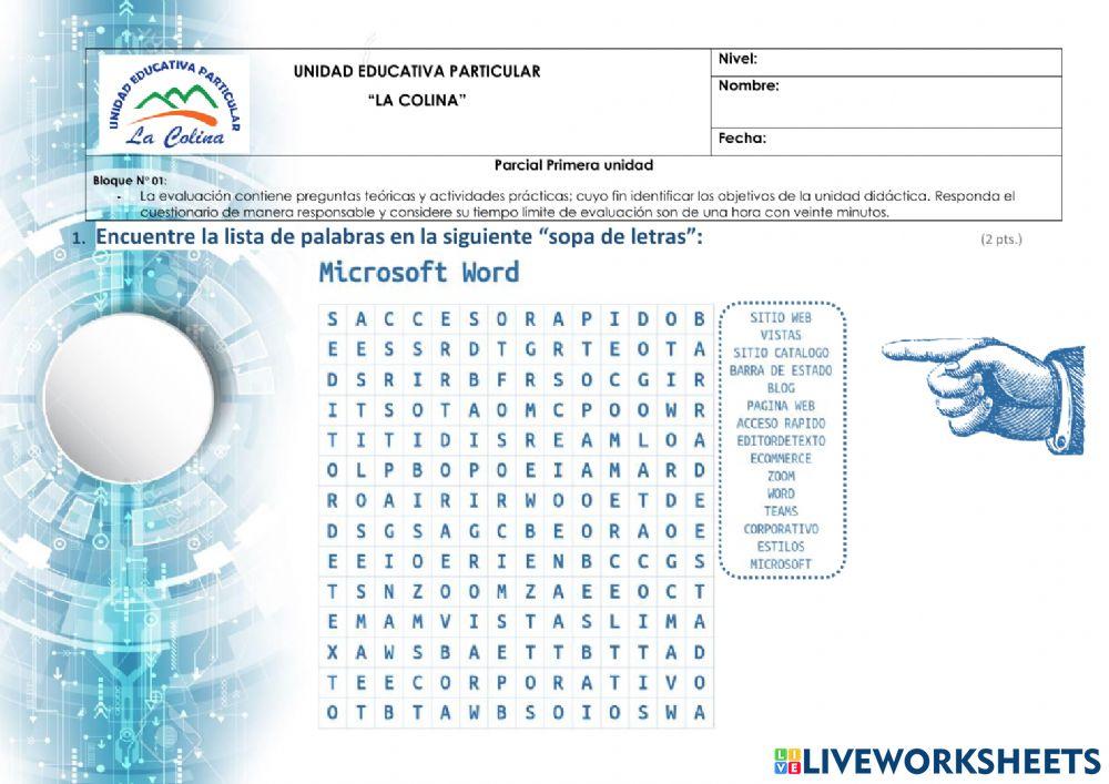Parcial primer bloque