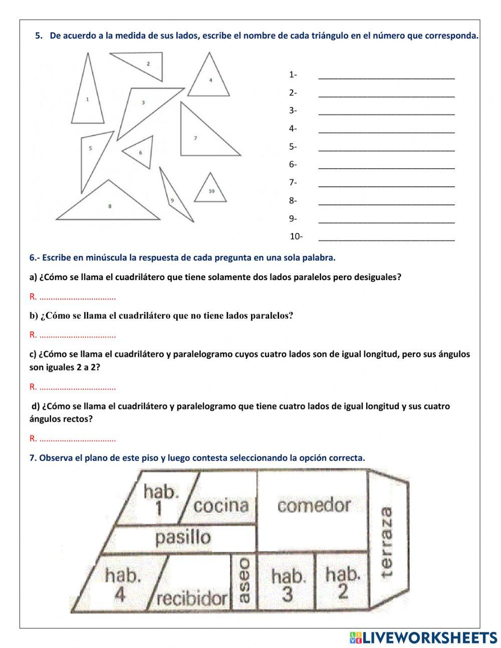 Examen de Matemáticas