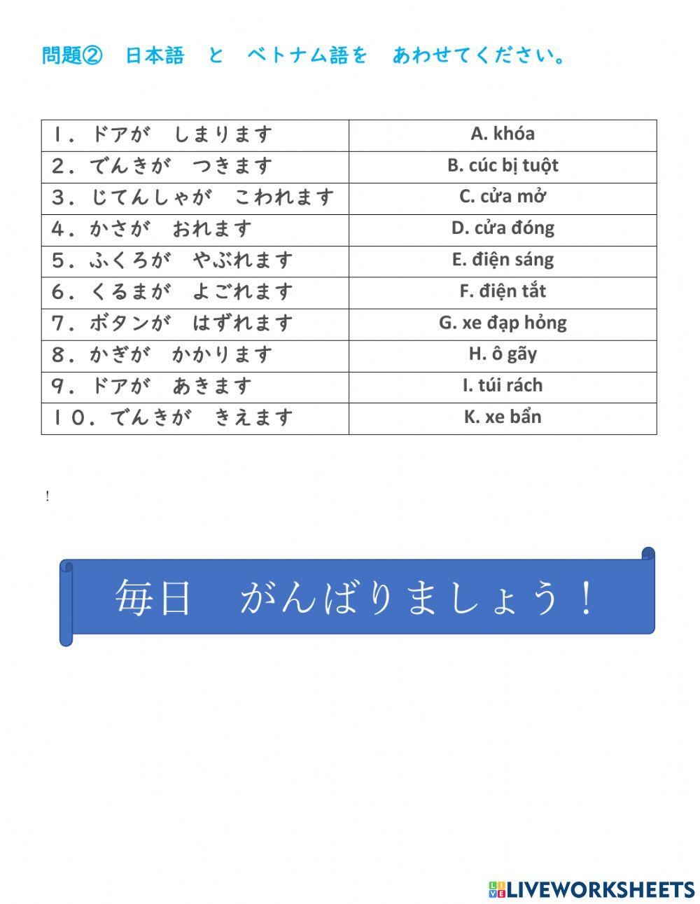 29課　みんなの日本語　ています