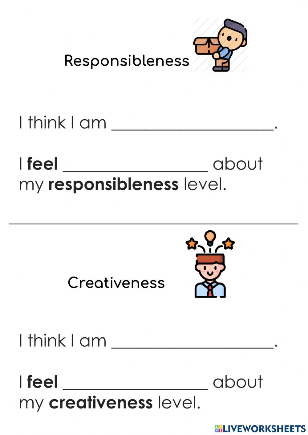 Personal Qualities Recap