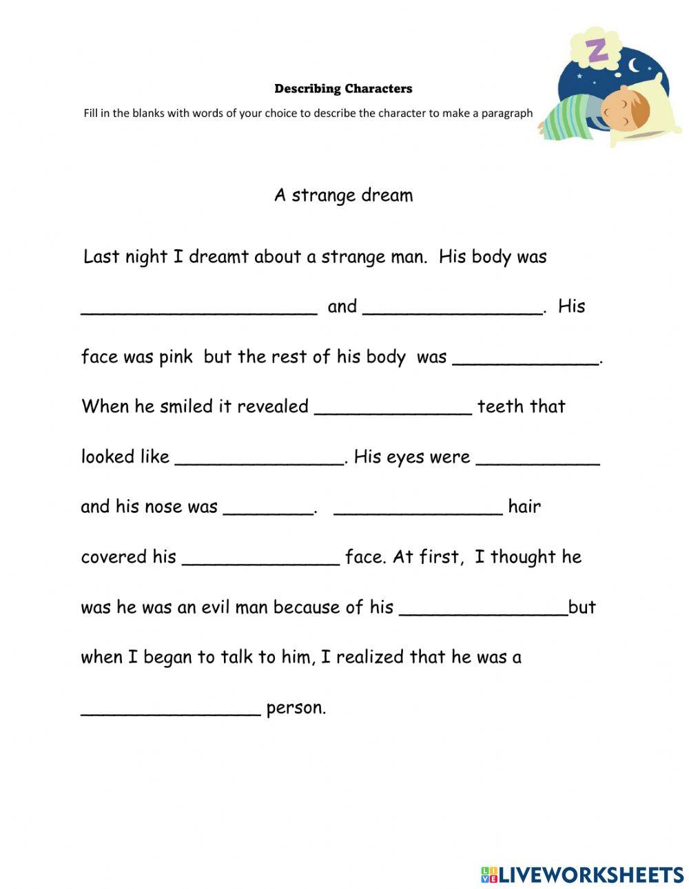 Describing characters