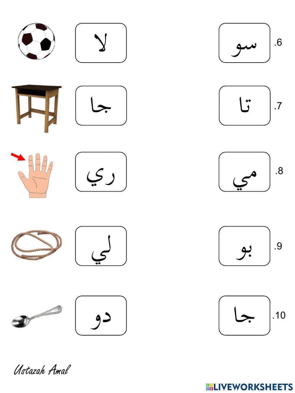 Perkataan dua suku kata jawi