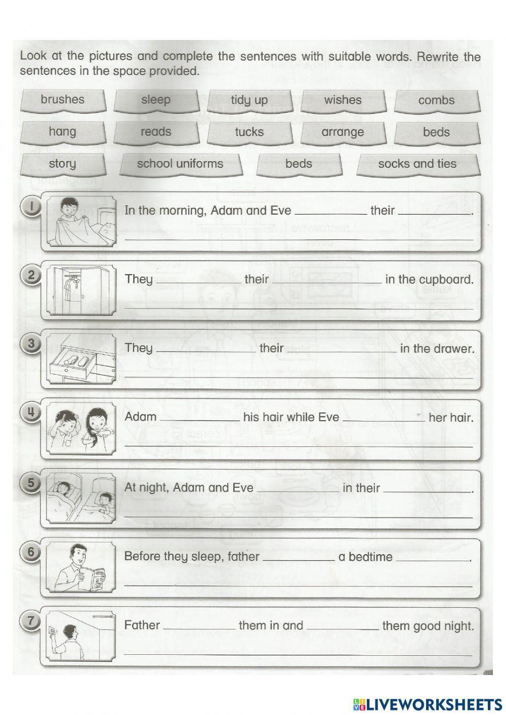 What we do in our bedrrom