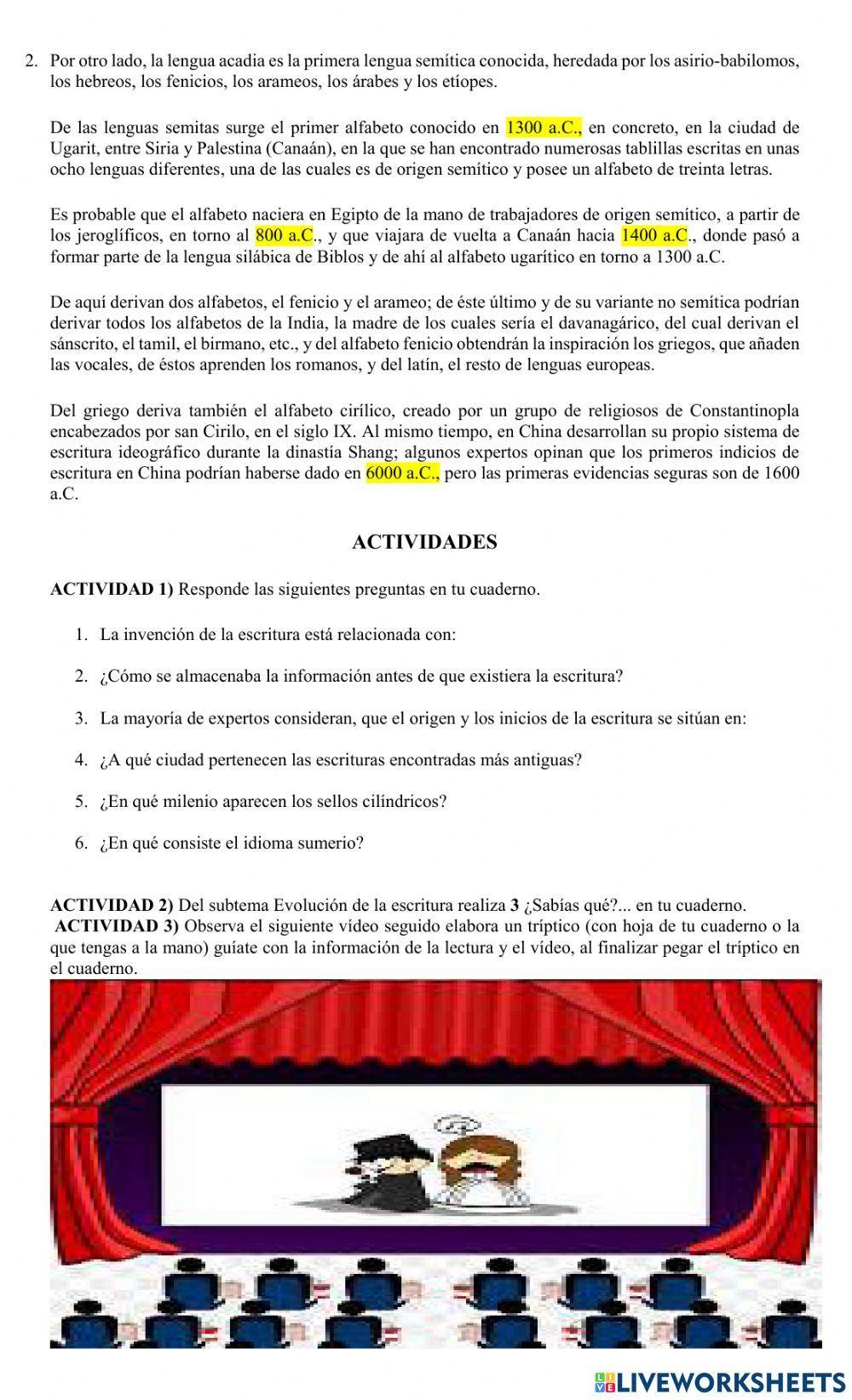 Invención de la escritura