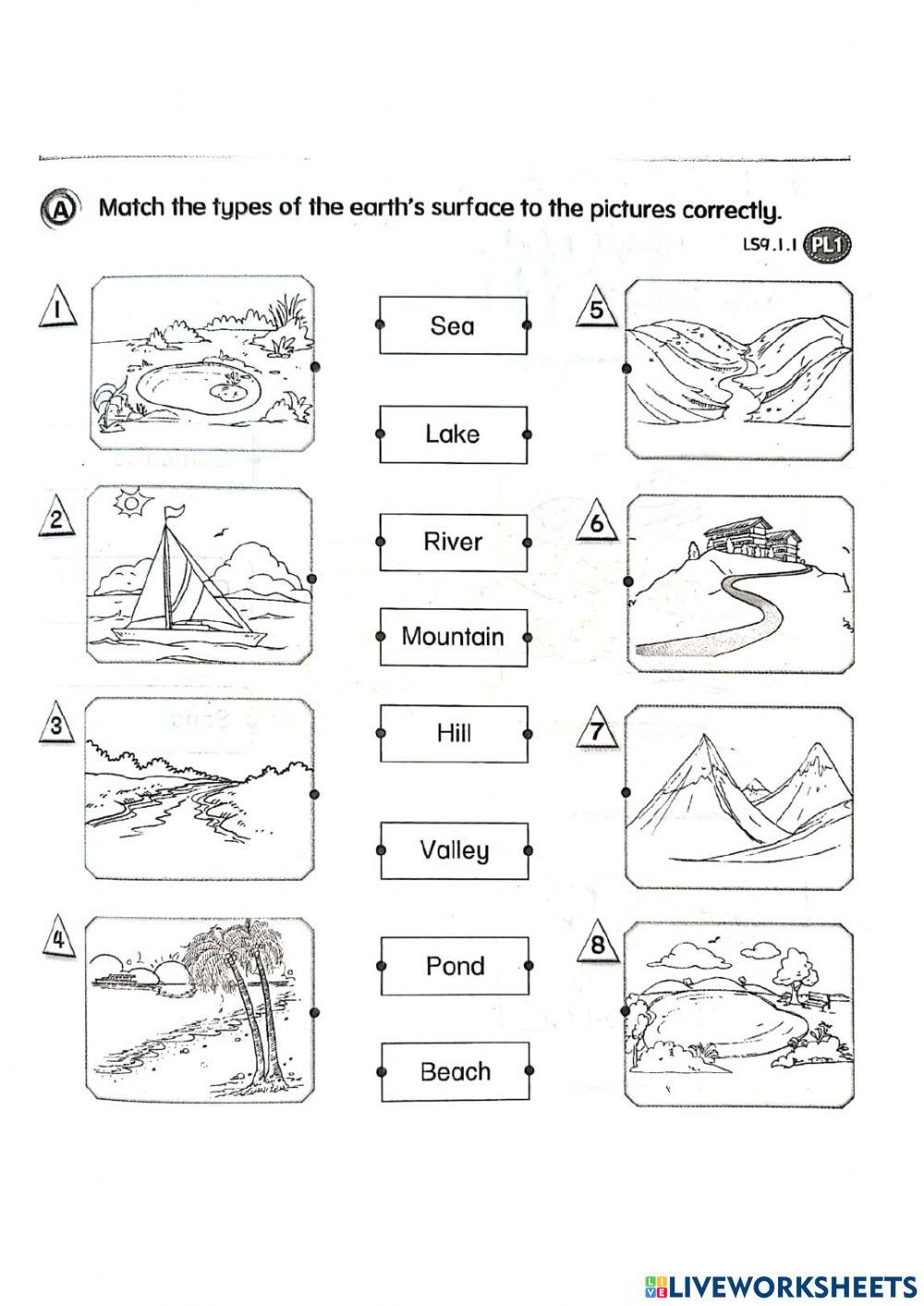 Surface of the Earth