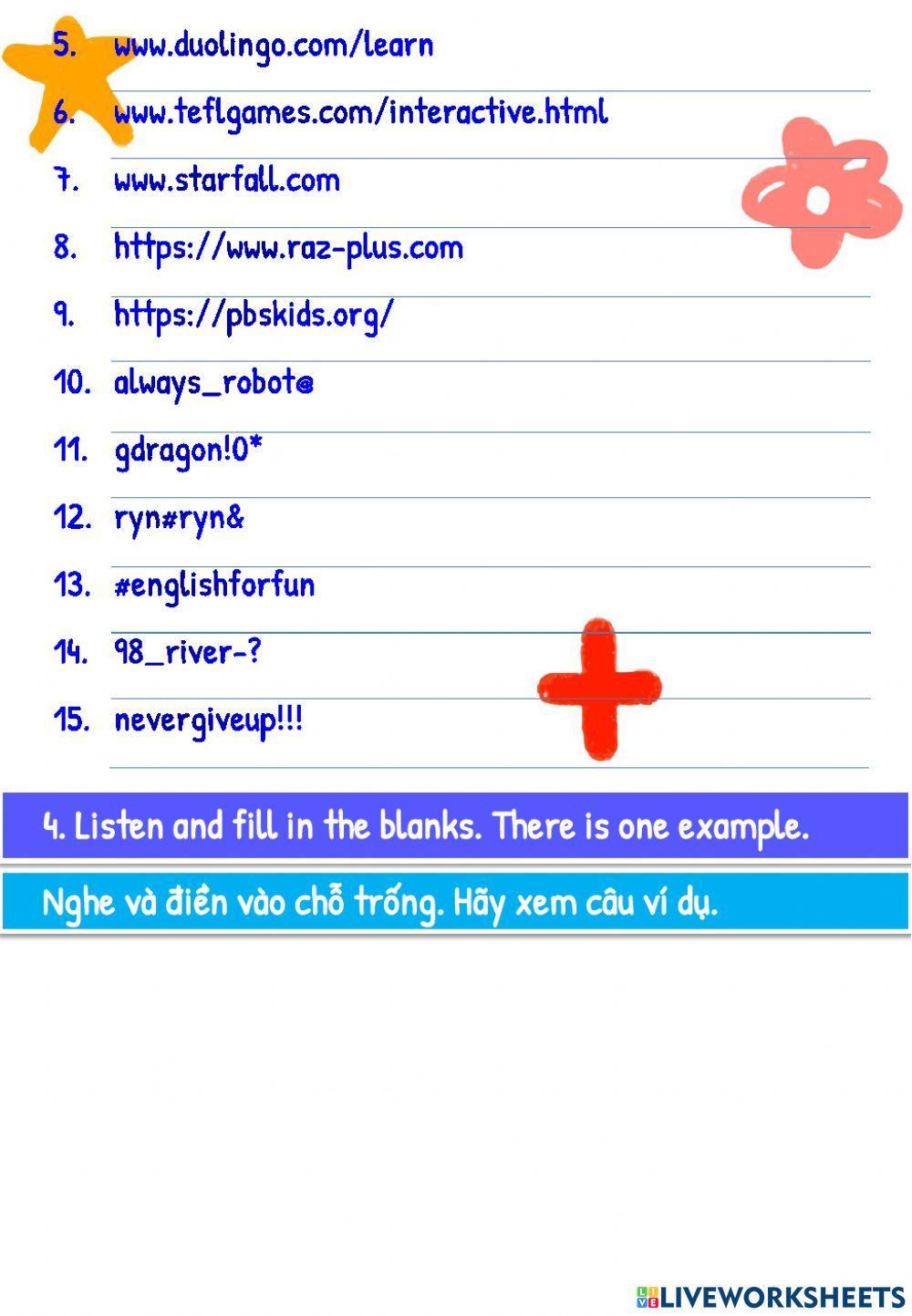 Vui9 password, websites