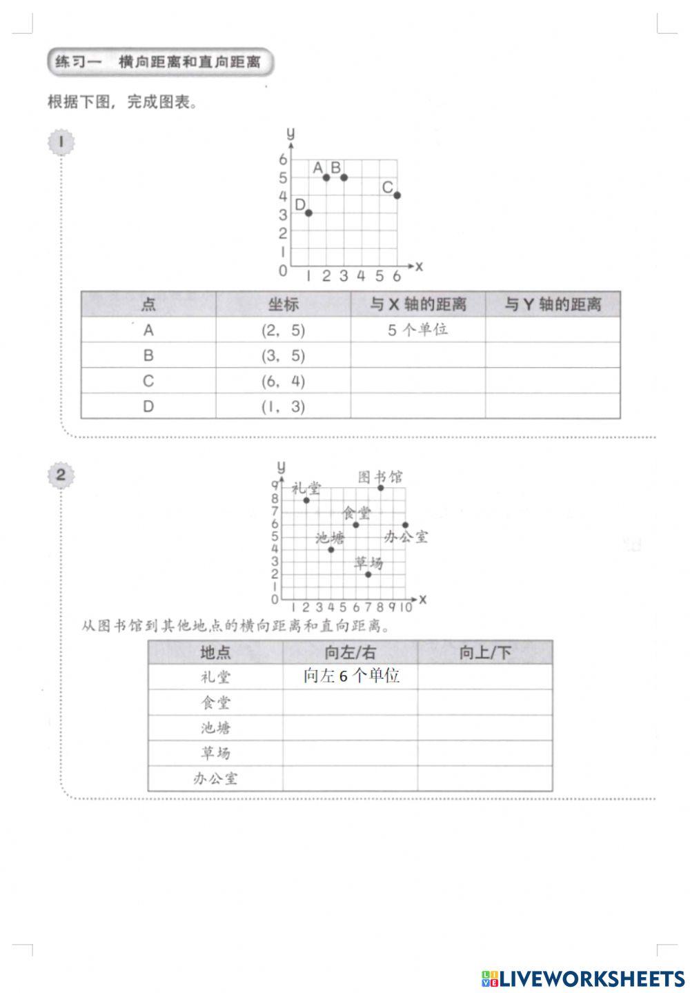 六年级数学 - 09 坐标 01