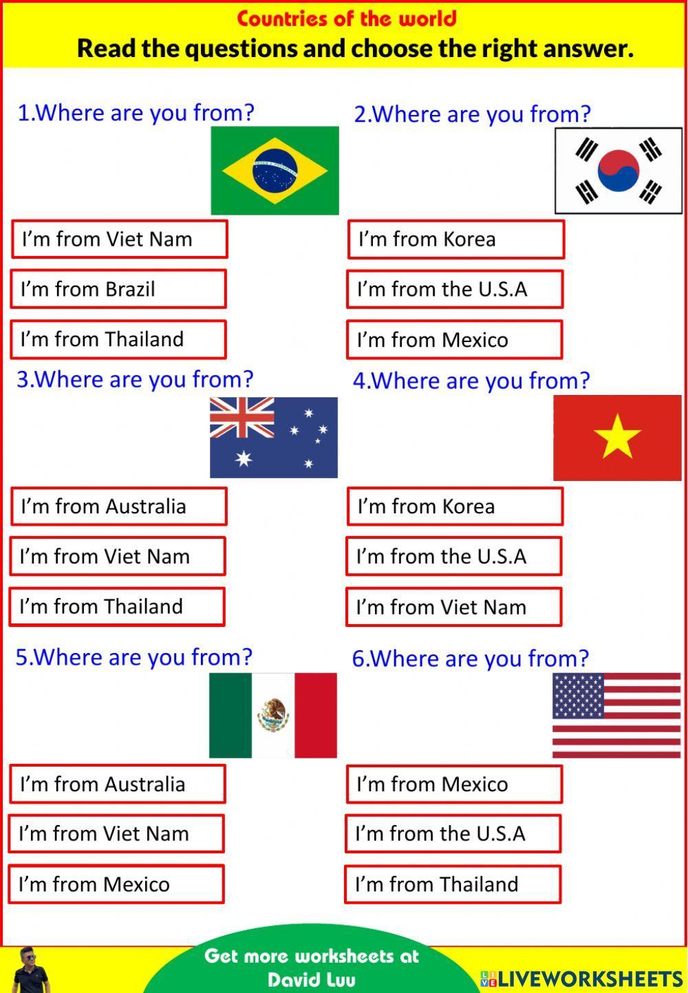 Countries of the world