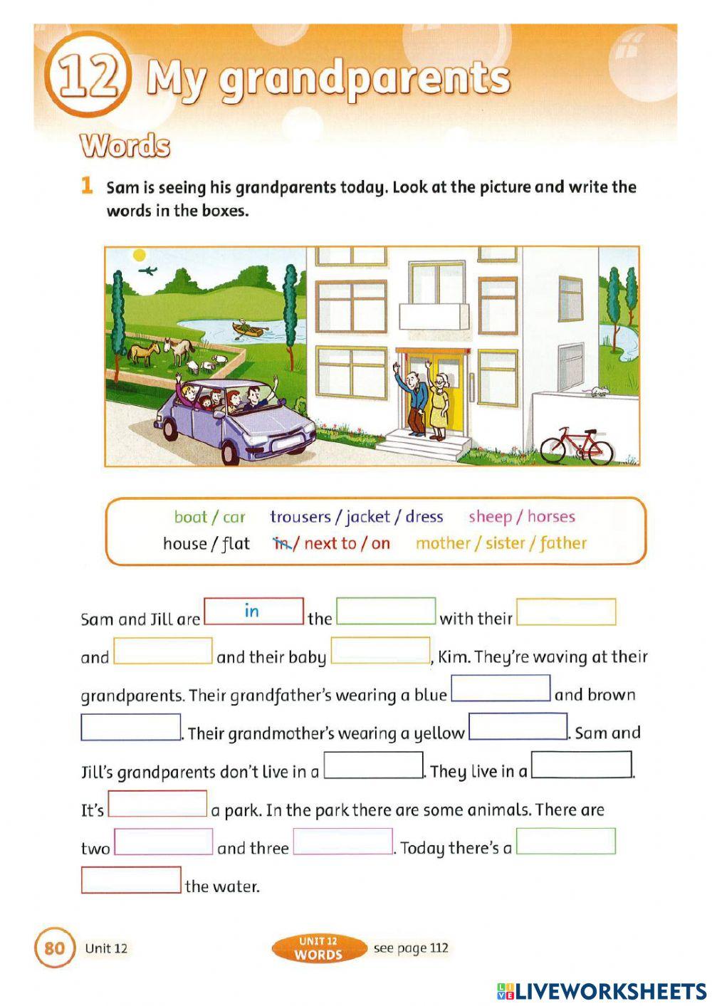 Get ready for starters 2nd sb 2018 unit12 online exercise for live