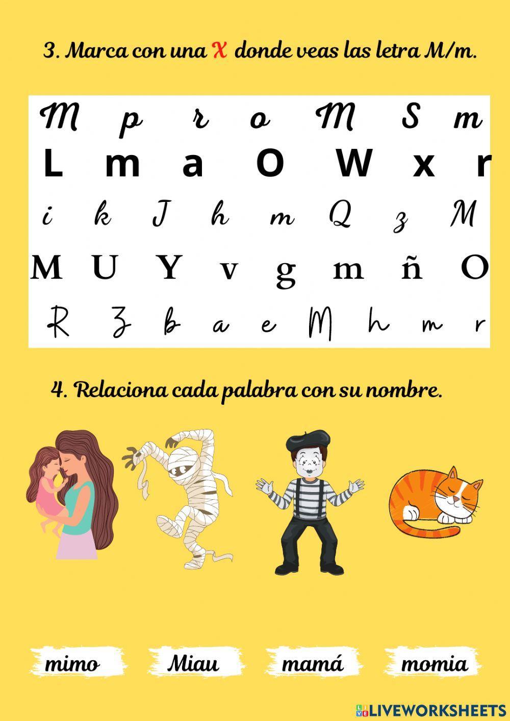 La letra M-m La letra M-m