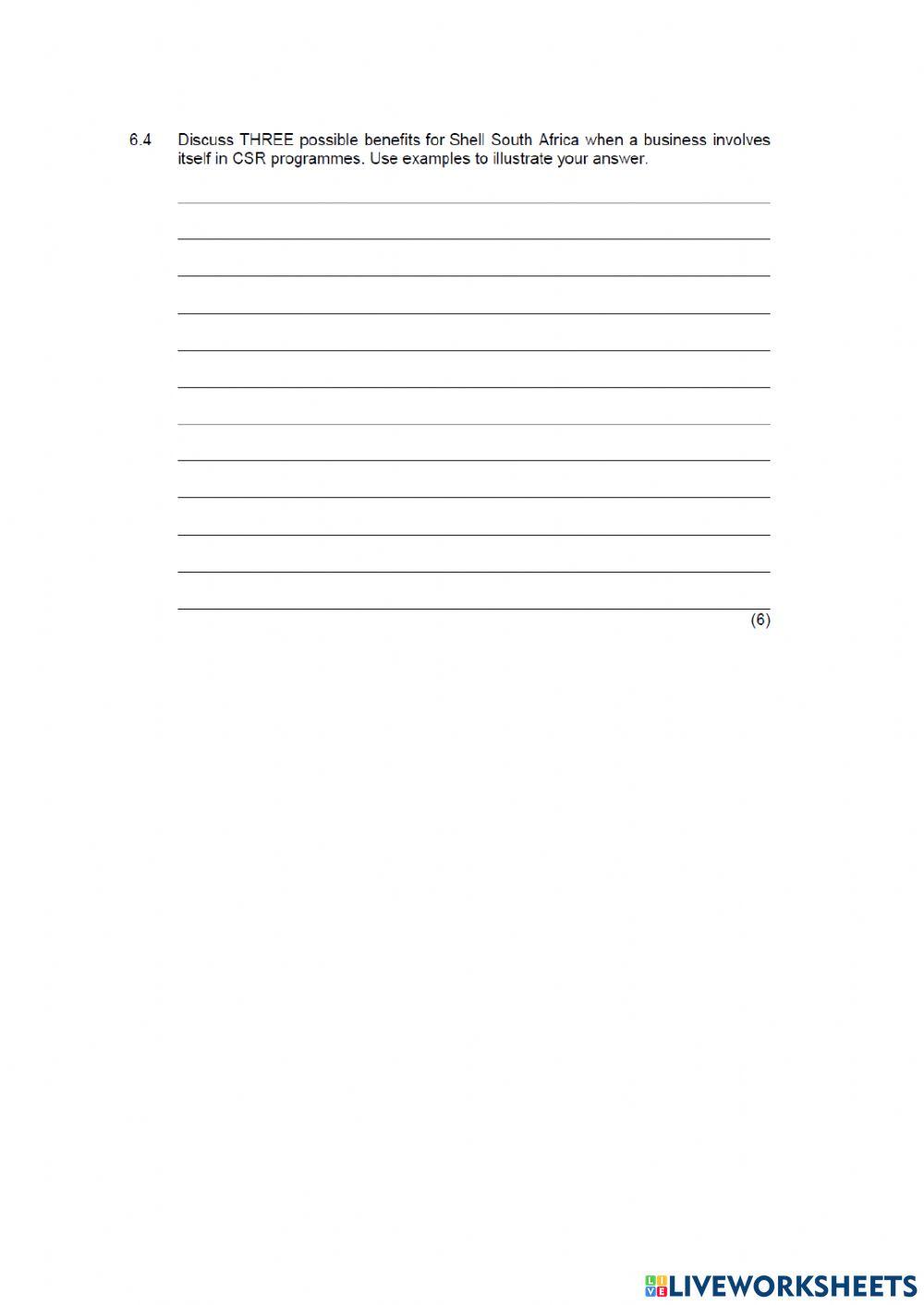 Business studies section B part 2