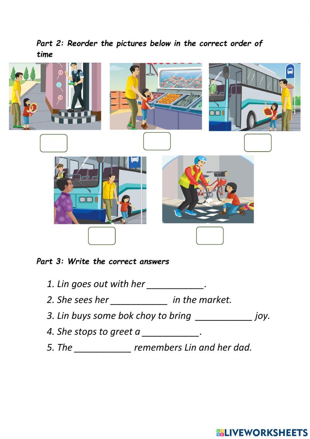 Reading Lin's shopping day