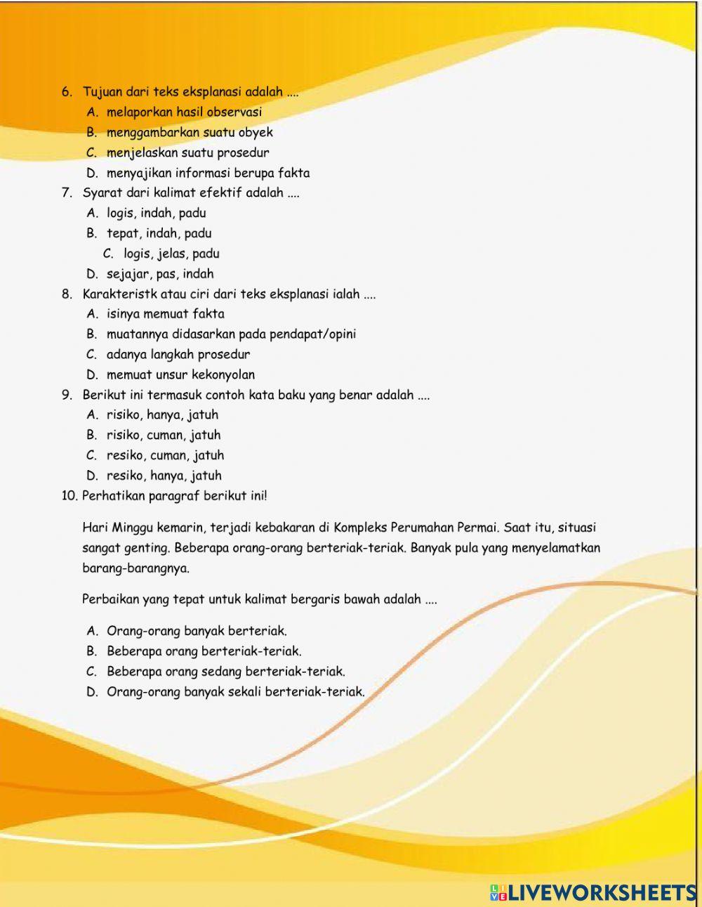 LKPD B. Indonesia T4 ST2 KD 3.2