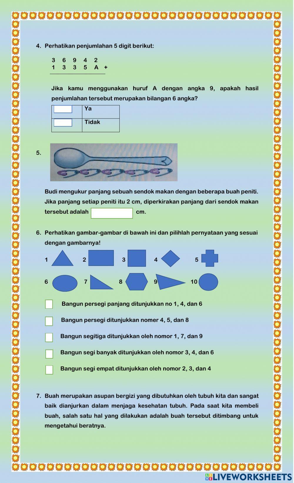 LK Soal ANBK Numerasi