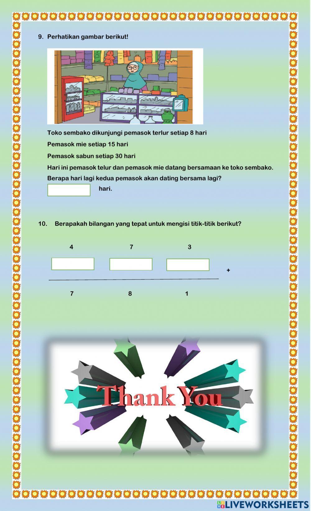 LK Soal ANBK Numerasi