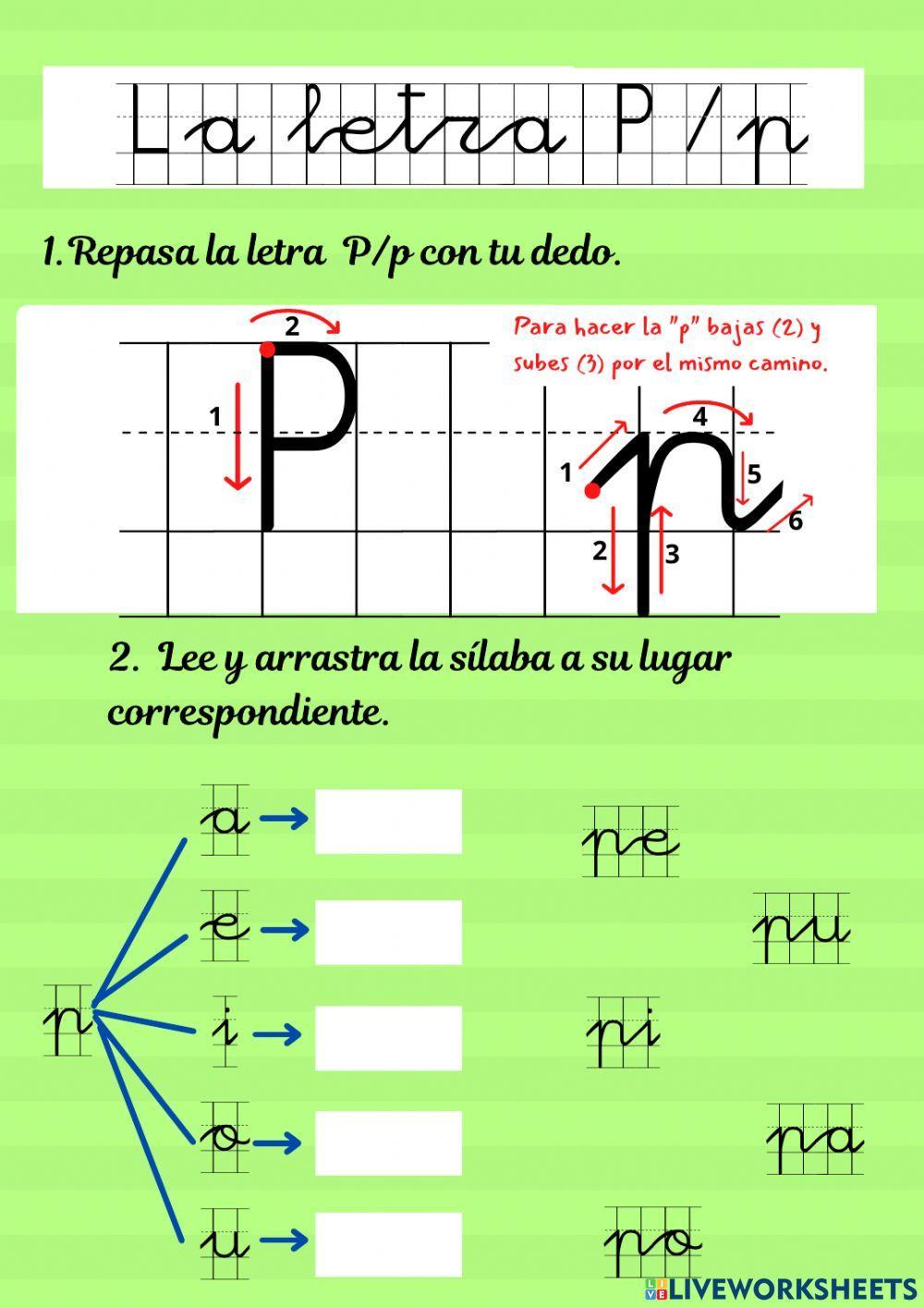 La letra P-p