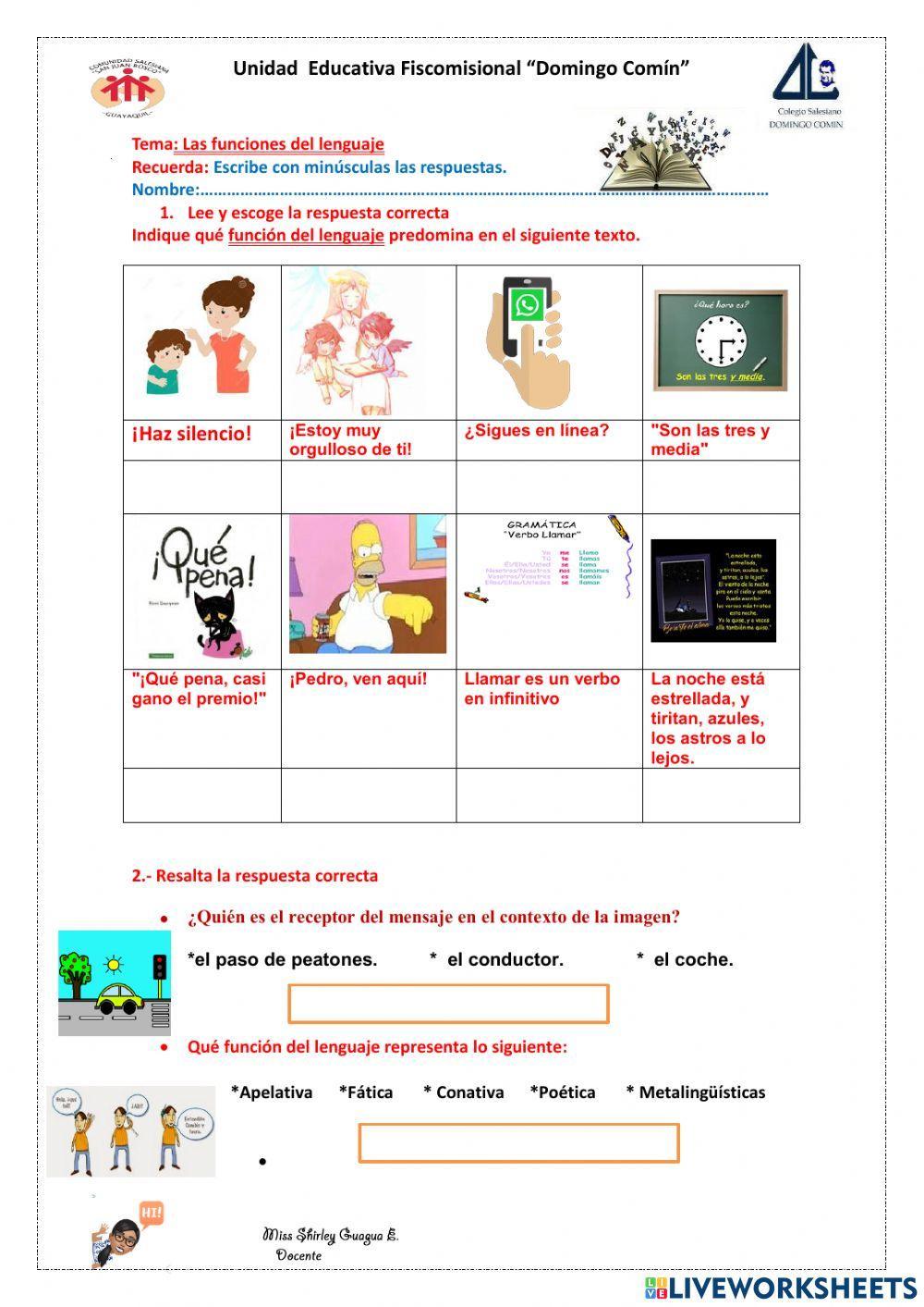 Las funciones del lenguaje