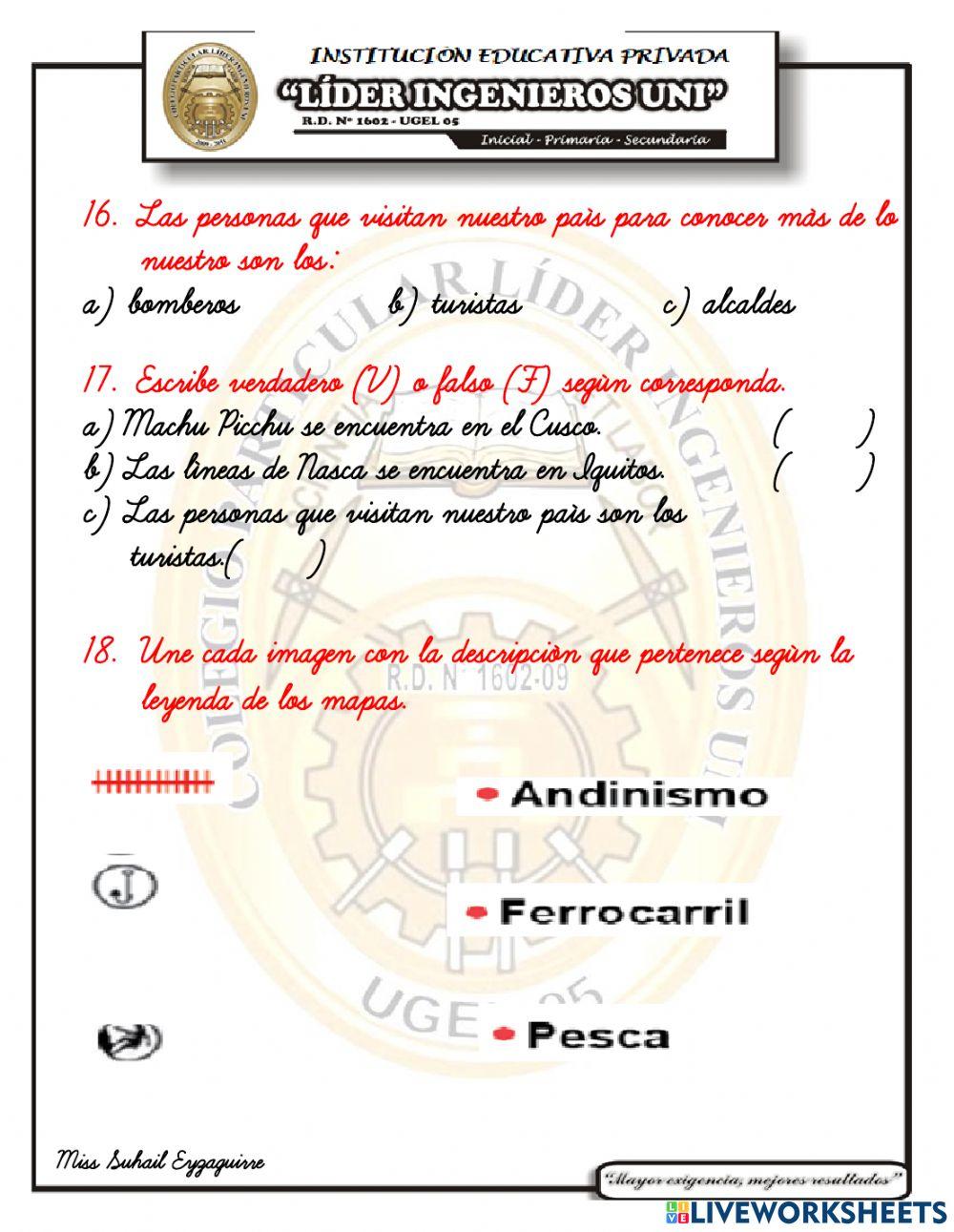 Examen mensual vi unidad personal social