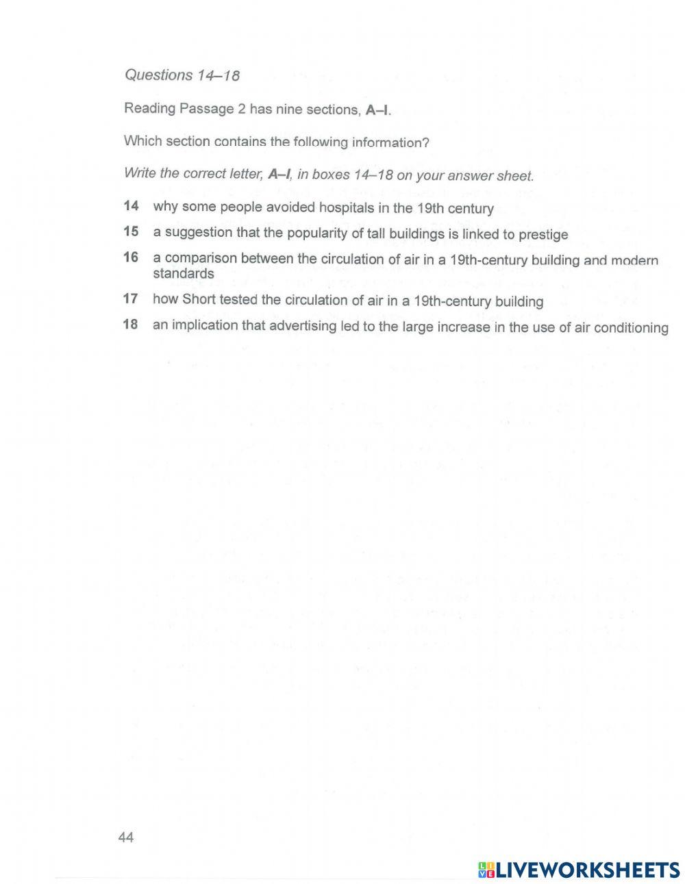 Read - cam 14 - test 2 - passage 2