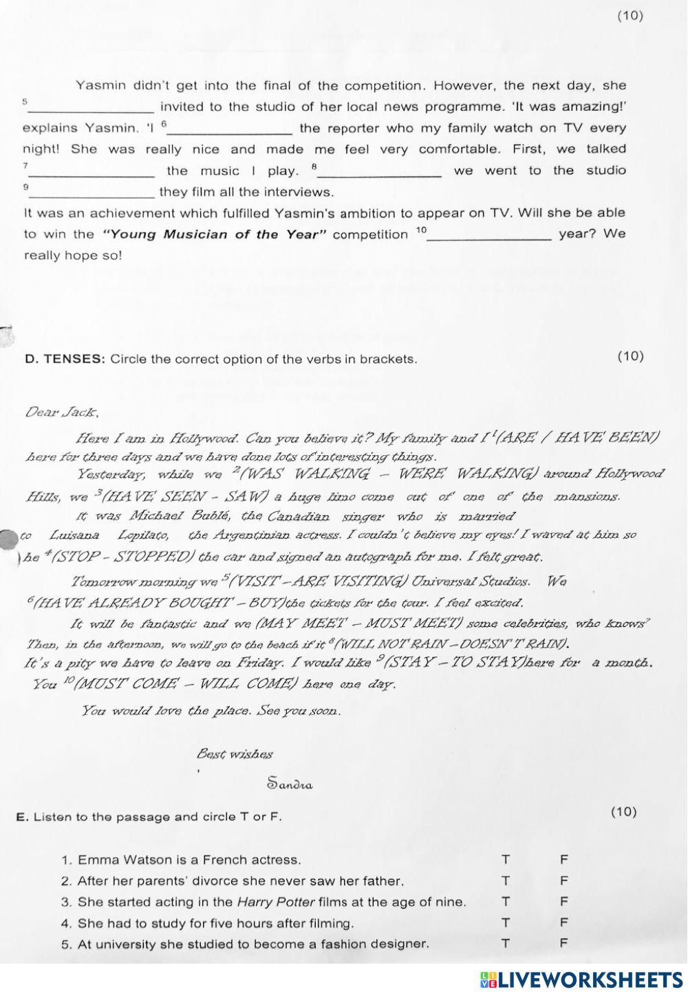 practice exam 2 beginners