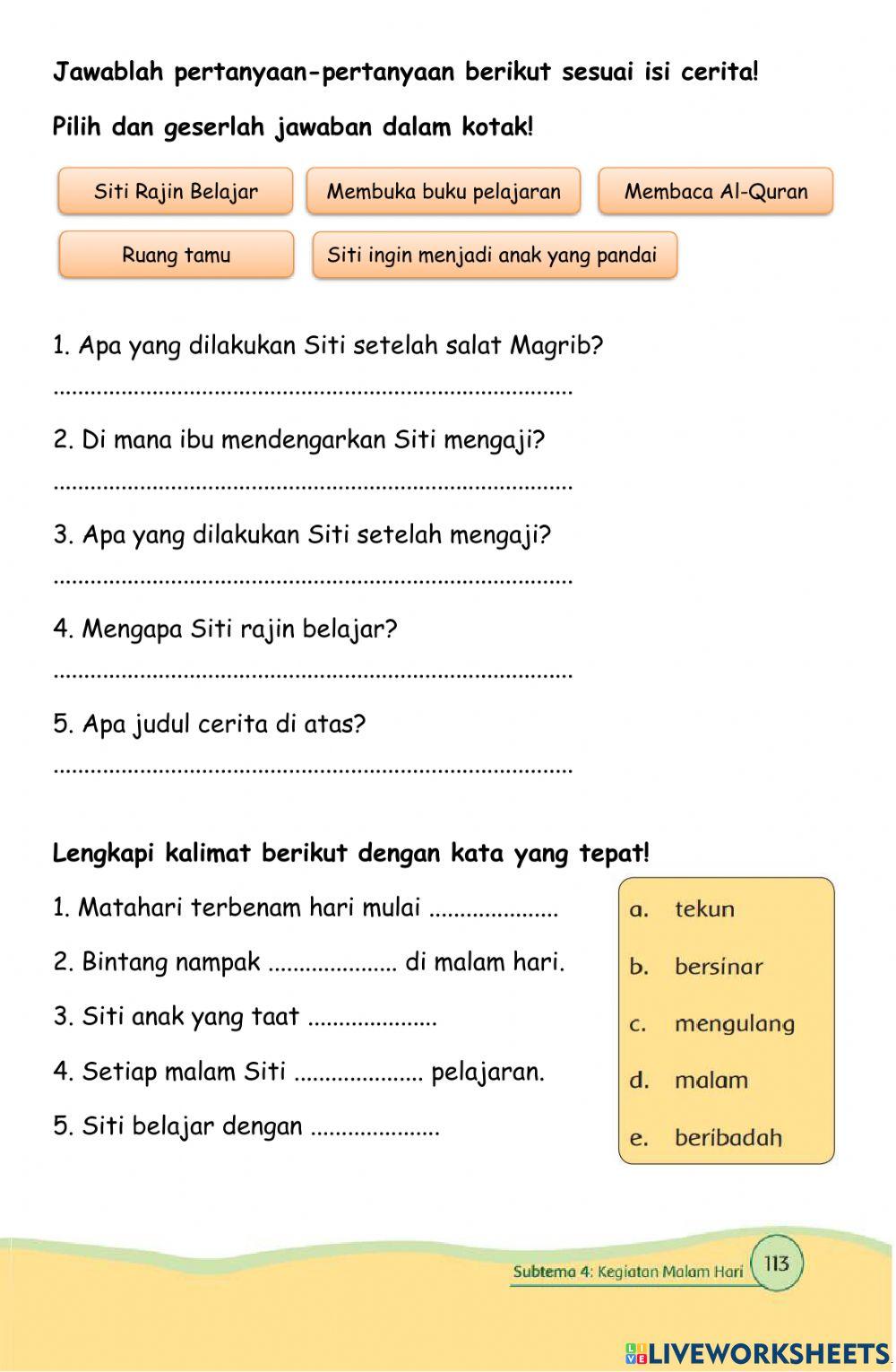 Tema 3 Subtema 4 Pembelajaran 3