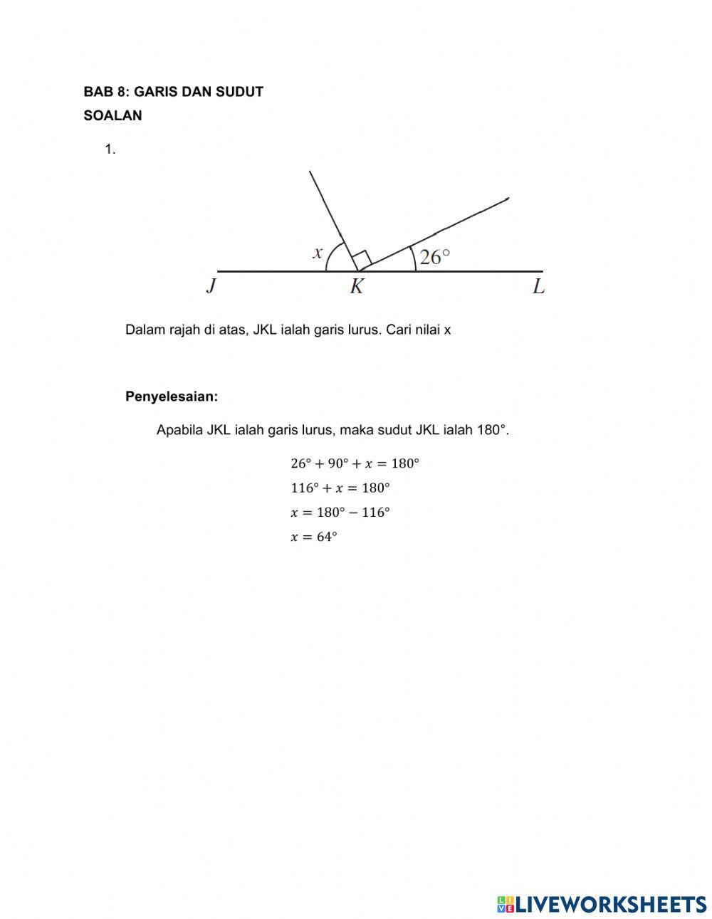 Matematik tingkatan 1 bab 8
